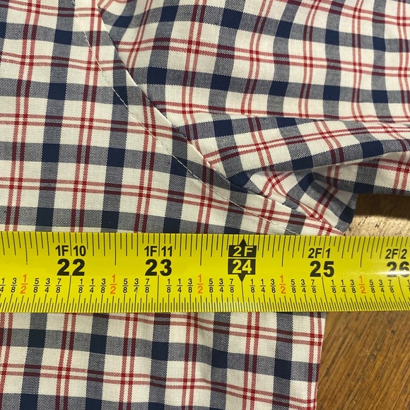 LL Bean Button Down Shirt Mens Large Reg Traditional Fit Long Sleeve Plaid - Picture 9 of 11